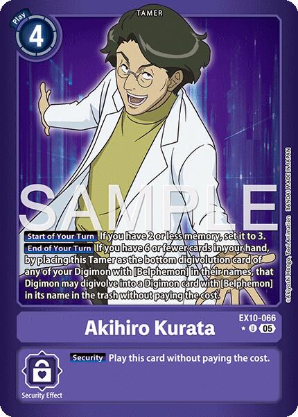 Akihiro Kurata [Limited Foil] #EX10-066