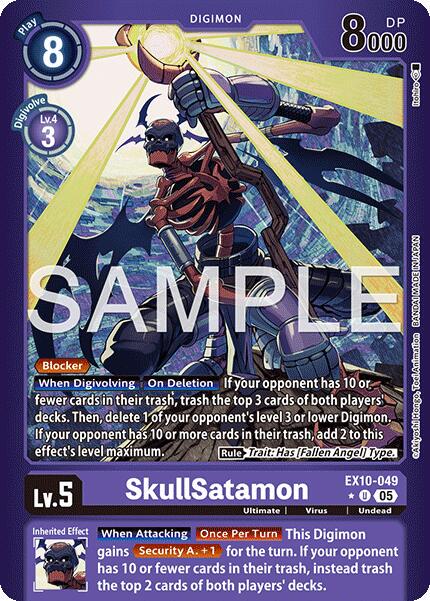 SkullSatamon [Limited Foil] #EX10-049