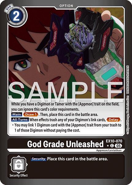 God Grade Unleashed [Limited Foil] #EX10-070