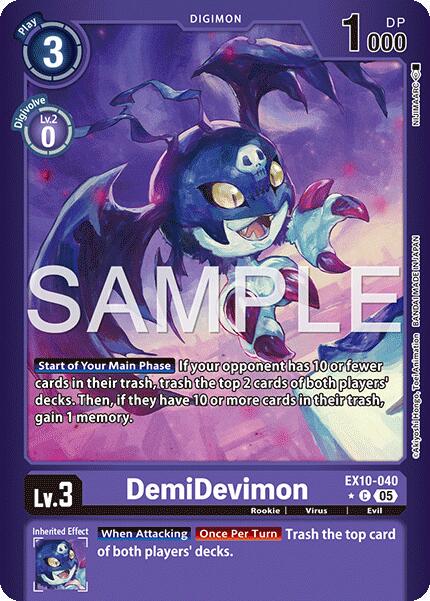 DemiDevimon [Limited Foil] #EX10-040