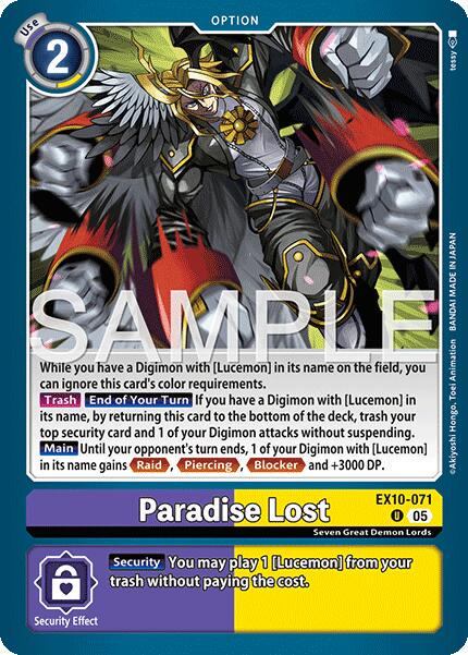 Paradise Lost #EX10-071