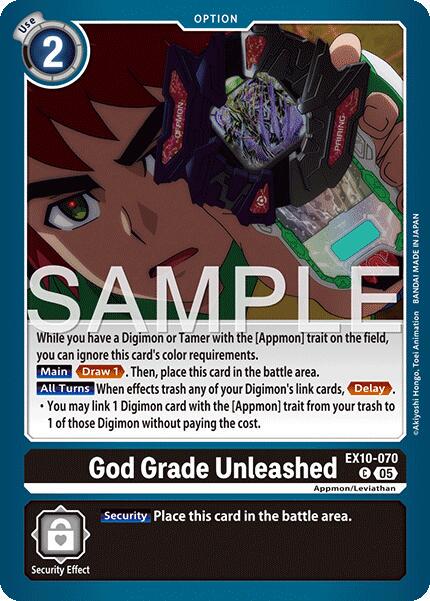 God Grade Unleashed #EX10-070