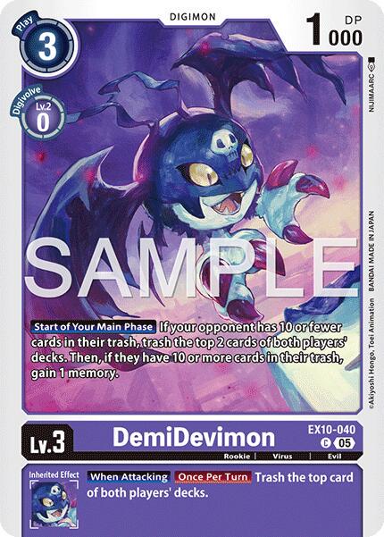 DemiDevimon #EX10-040