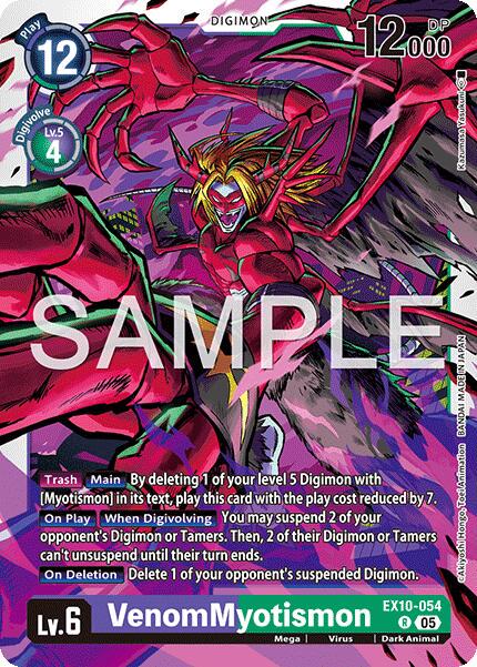 VenomMyotismon [Foil] #EX10-054