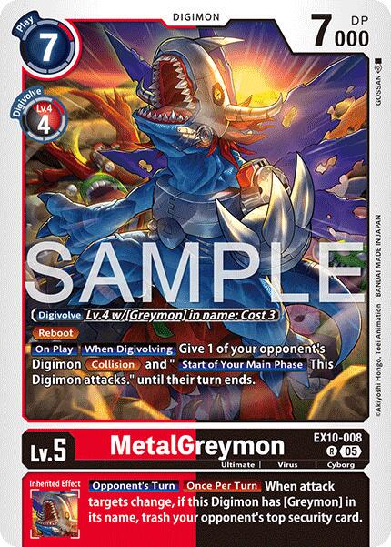 MetalGreymon [Foil] #EX10-008