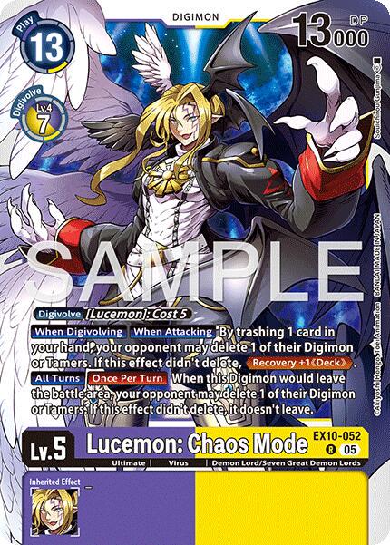 Lucemon: Chaos Mode [Foil] #EX10-052
