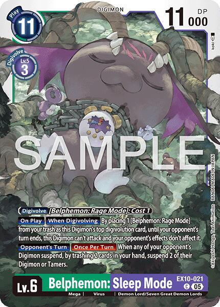 Belphemon: Sleep Mode #EX10-021