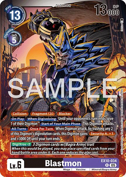 Blastmon [Foil] #EX10-034