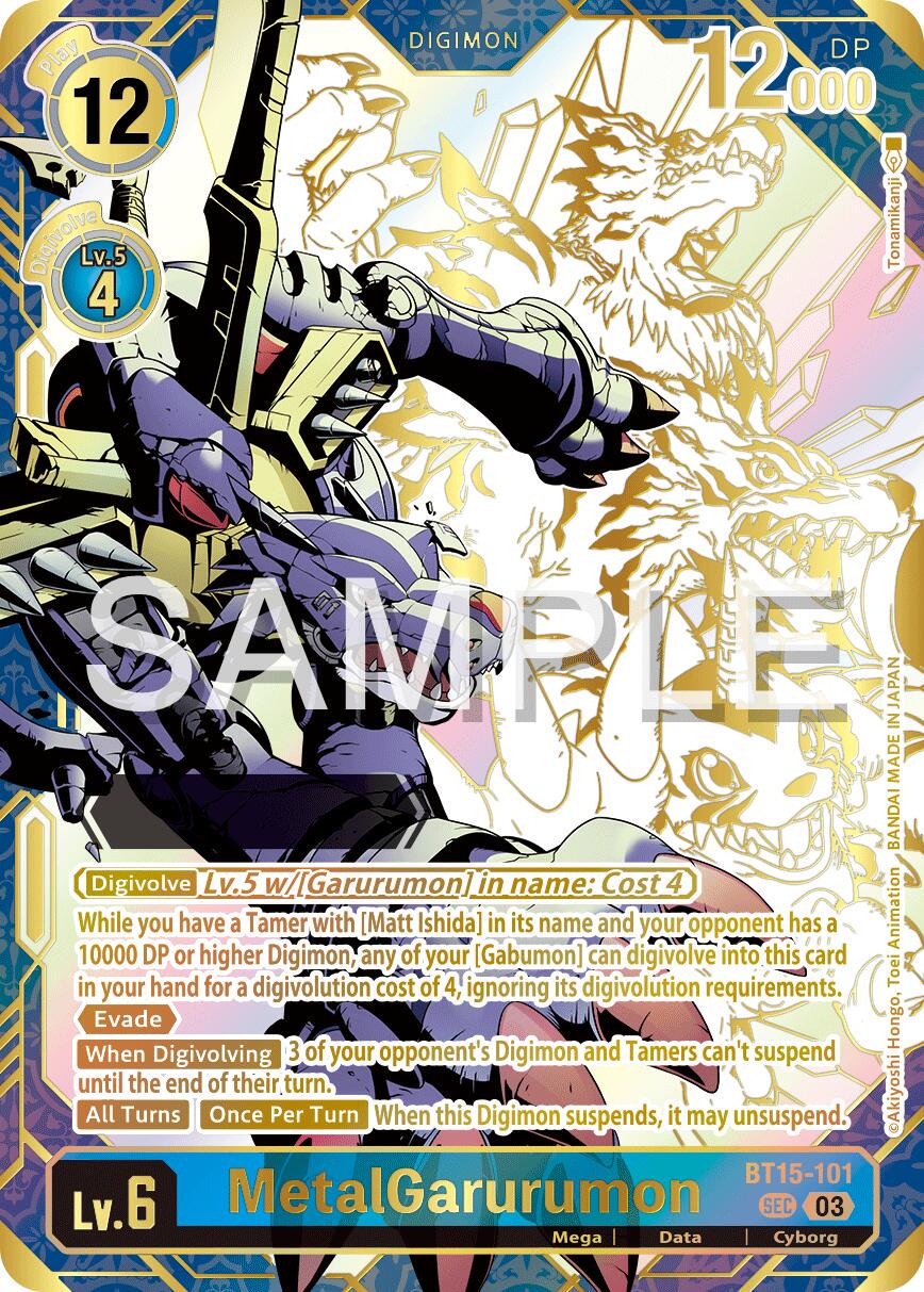 MetalGarurumon [Foil] #BT15-101