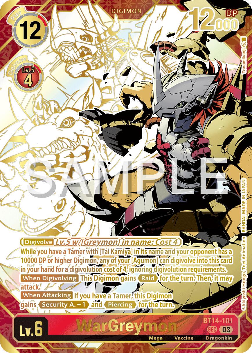 WarGreymon [Foil] #BT14-101