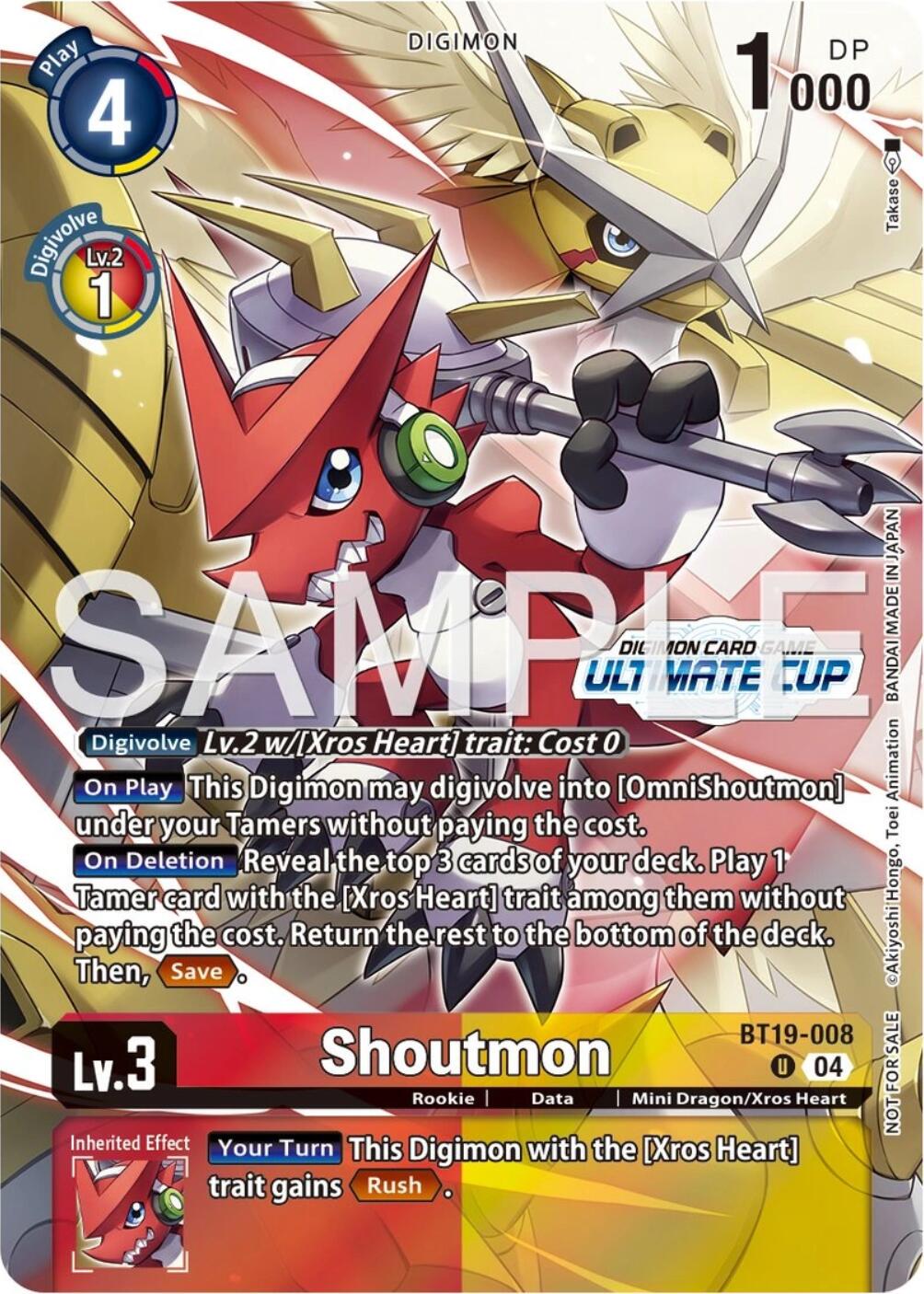 Shoutmon [Foil] #BT19-008