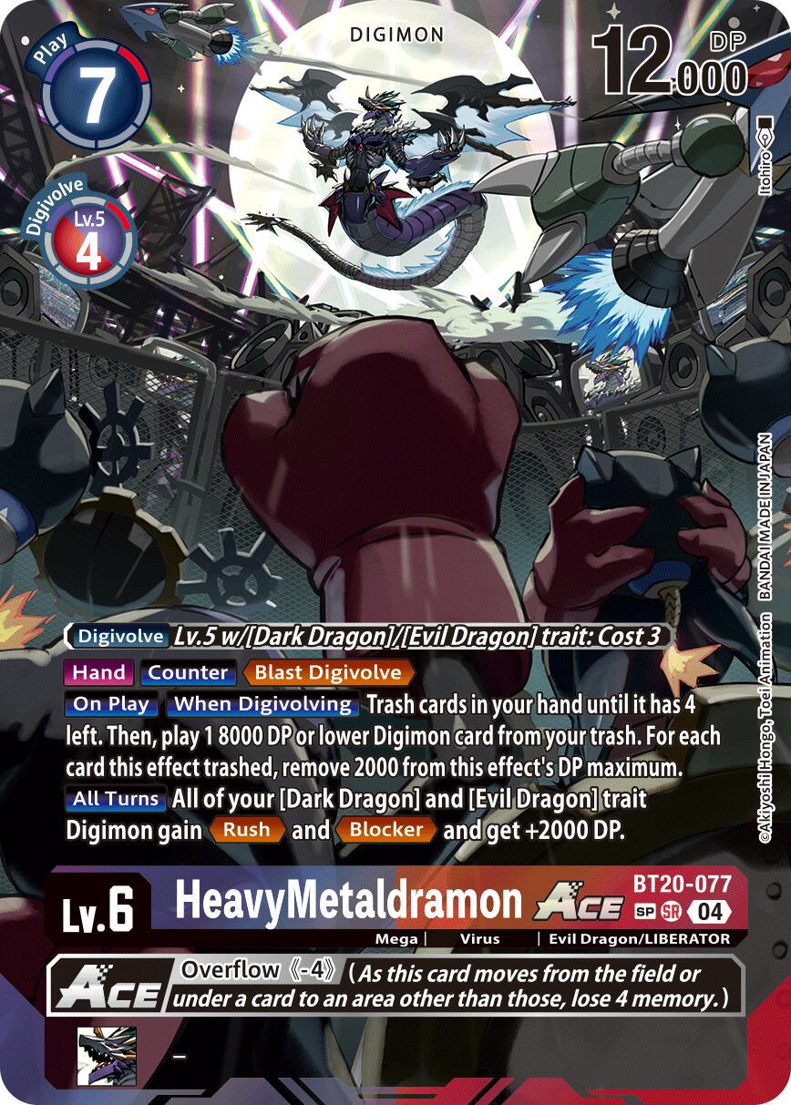 HeavyMetaldramon ACE [Textured Foil] #BT20-077