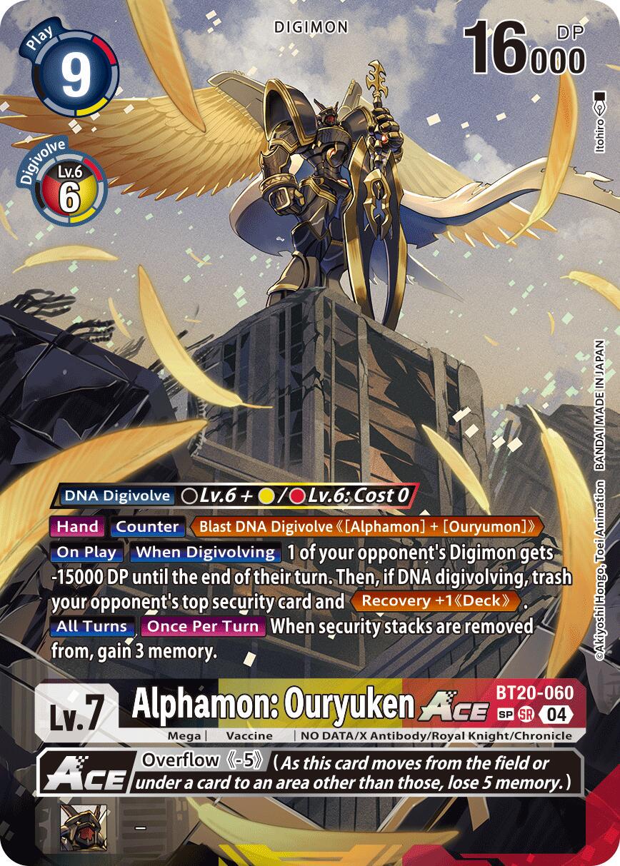Alphamon: Ouryuken ACE [Textured Foil] #BT20-060