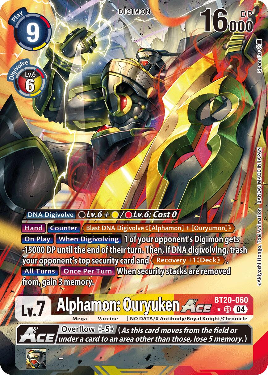Alphamon: Ouryuken ACE [Alternate Art Foil] #BT20-060