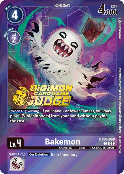 Bakemon [Judge Pack] #BT20-068