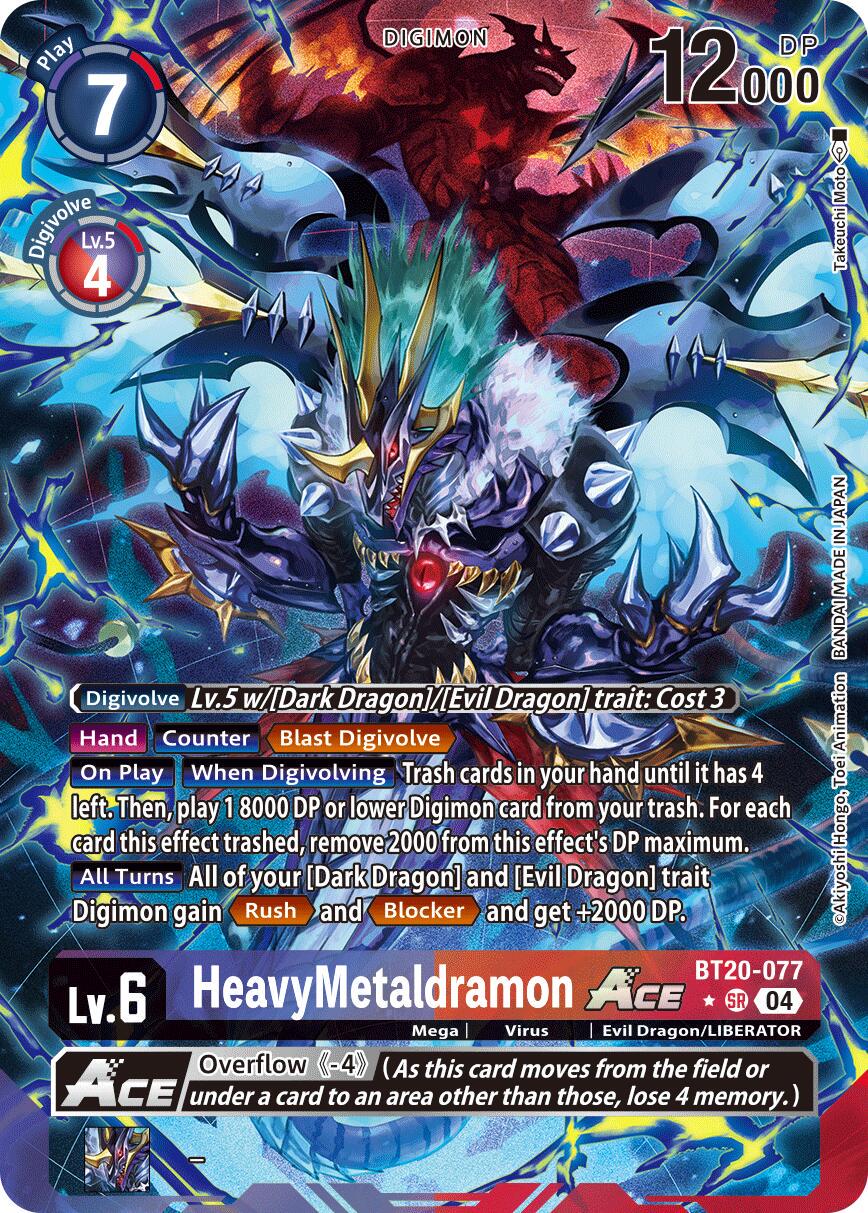 HeavyMetaldramon ACE [Alternate Art Foil] #BT20-077