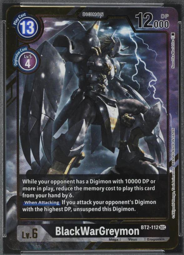 BlackWarGreymon [Alternative Art] #BT2-112