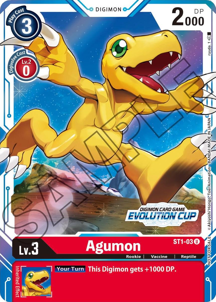 Agumon [Evolution Cup Stamped Foil] #ST1-03
