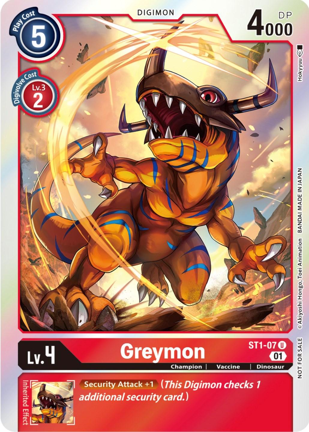 Greymon [Special Entry Pack Foil] #ST1-07