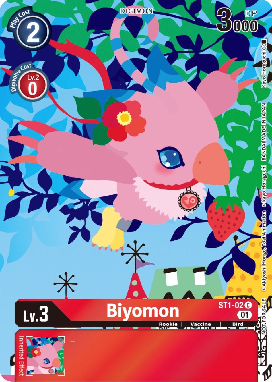 Biyomon [Tamer's Card Set Floral Fun Foil] #ST1-02