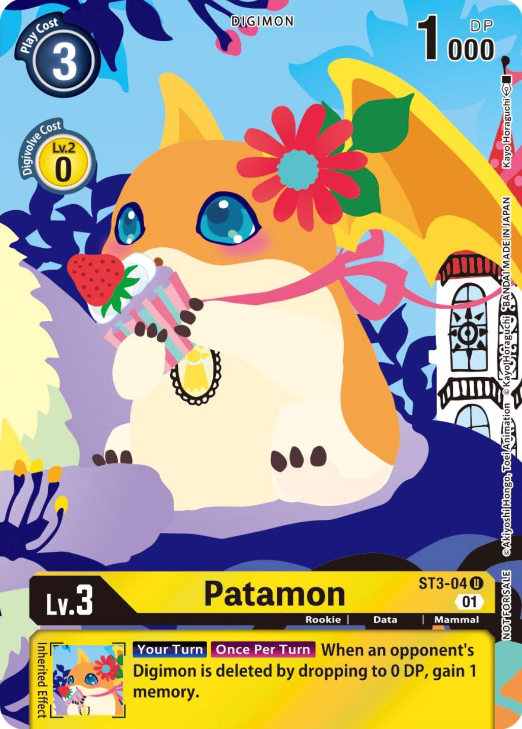 Patamon [Tamer's Card Set Floral Fun] #ST3-04