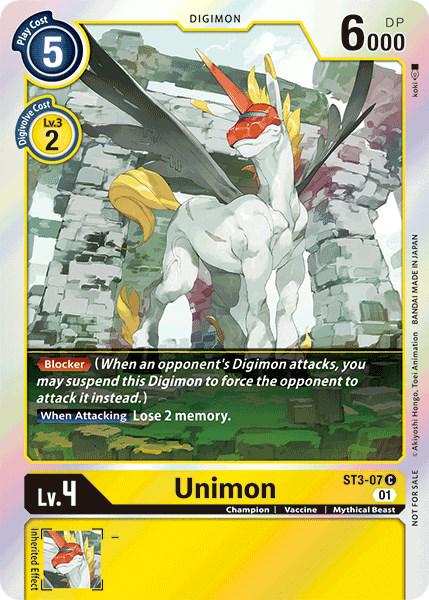 Unimon [Tournament Pack] #ST3-07