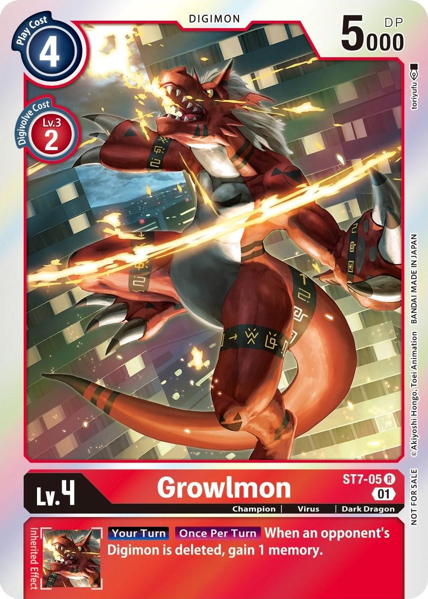 Growlmon [Gen Con Foil] #ST7-05
