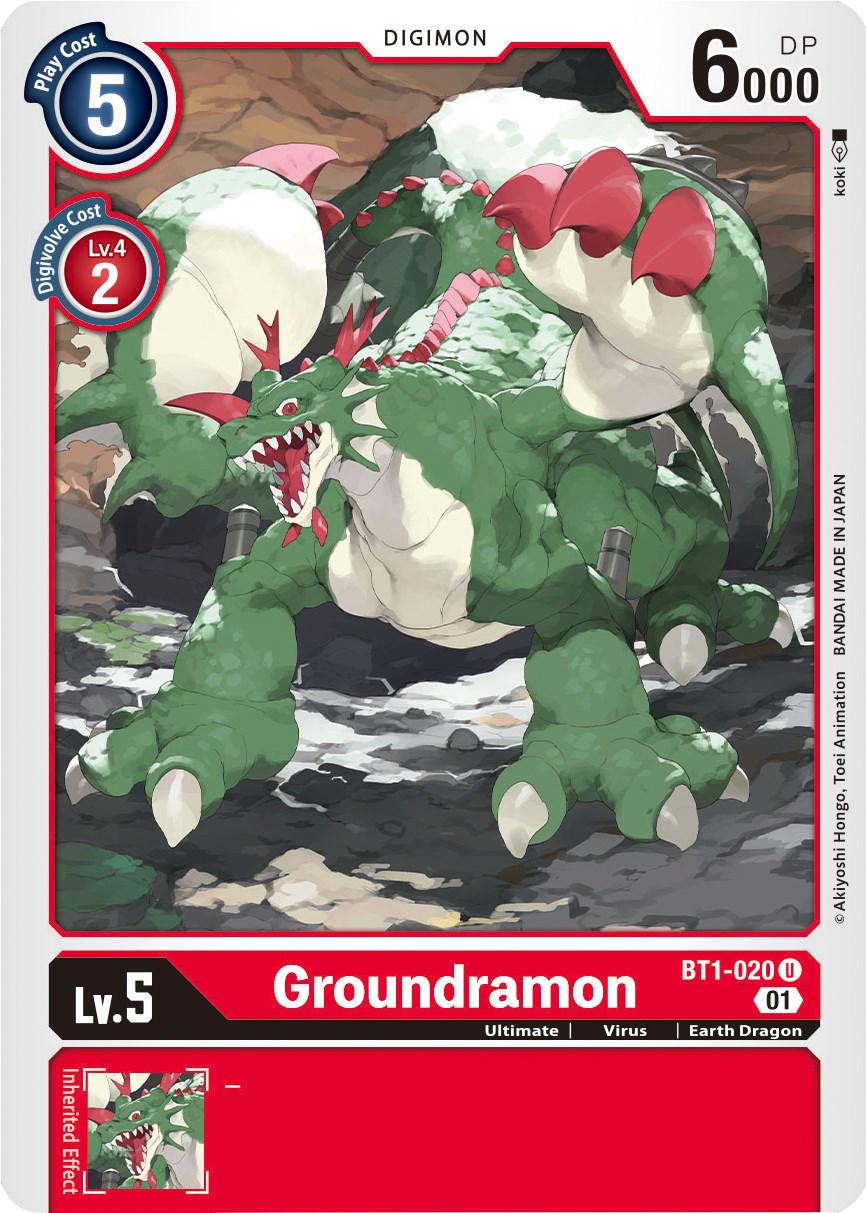 Groundramon [Alternate Art] #BT1-020