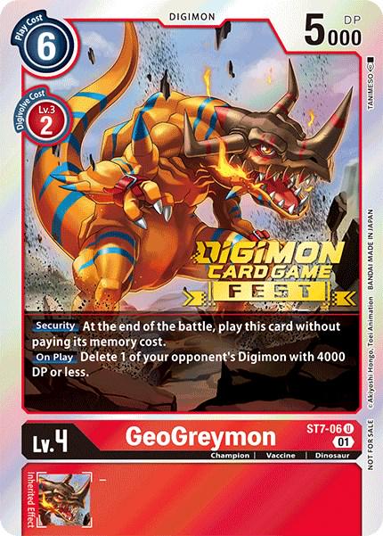 GeoGreymon [Fest Foil] #ST7-06