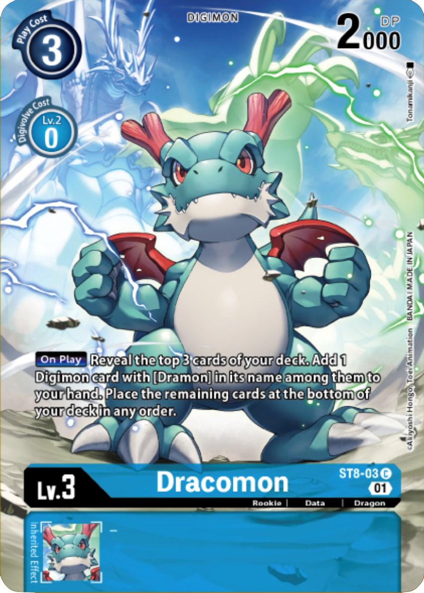 Dracomon [Digimon Royal Knights Card Set Foil] #ST8-03