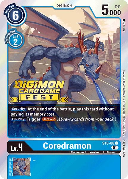 Coredramon [Fest Foil] #ST8-06