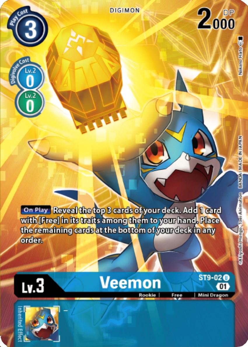Veemon [Digimon Royal Knights Card Set Foil] #ST9-02