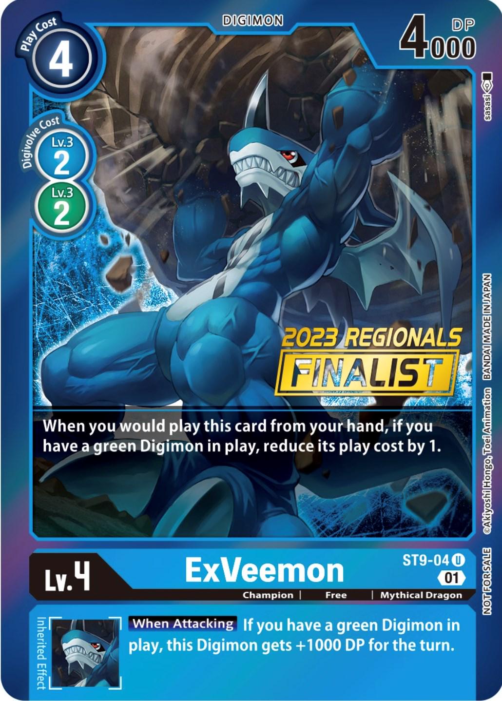 ExVeemon [Regionals Finalist Foil] #ST9-04