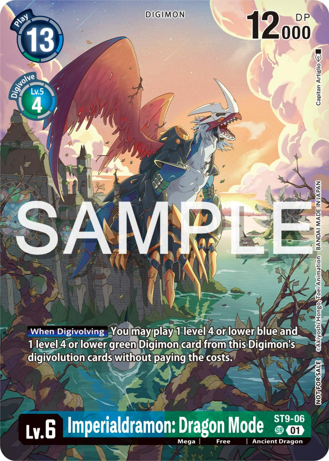 Imperialdramon Dragon Mode [Illustration Competition Pack] #ST9-06