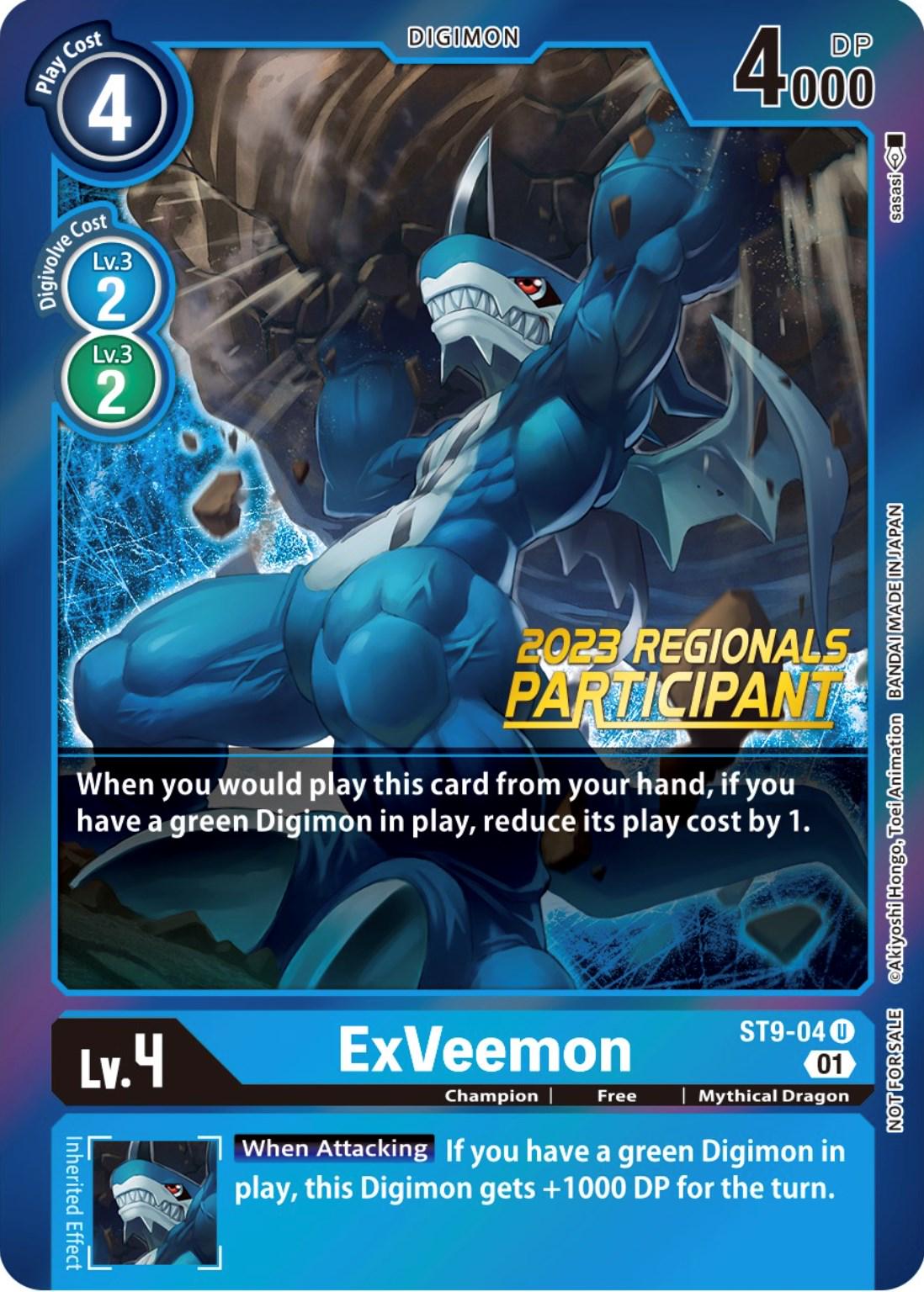 ExVeemon [Regionals Participant Foil] #ST9-04