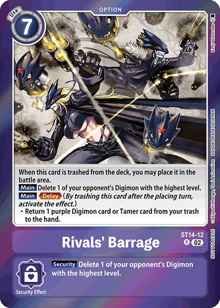 Rivals' Barrage [Special Event Pack Foil] #ST14-12