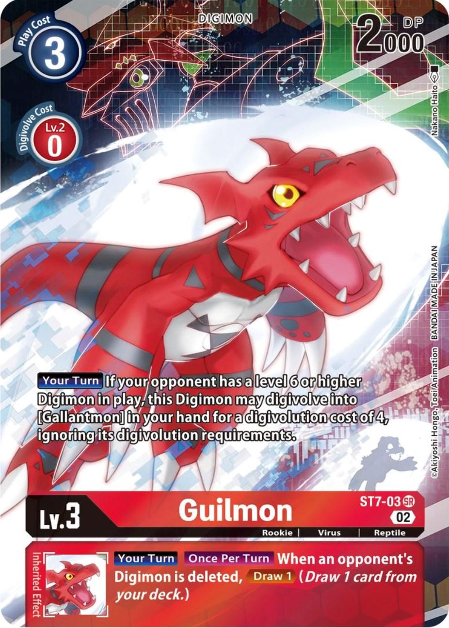 Guilmon [Alternate Art] #ST7-03