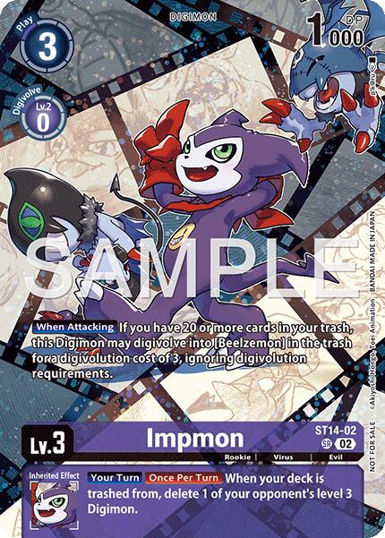 Impmon [Sinister Order Legend Pack Foil] #ST14-02