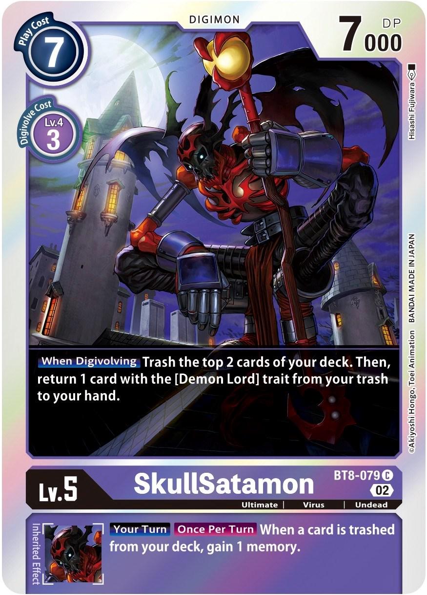 SkullSatamon [Alternate Art Foil] #BT8-079