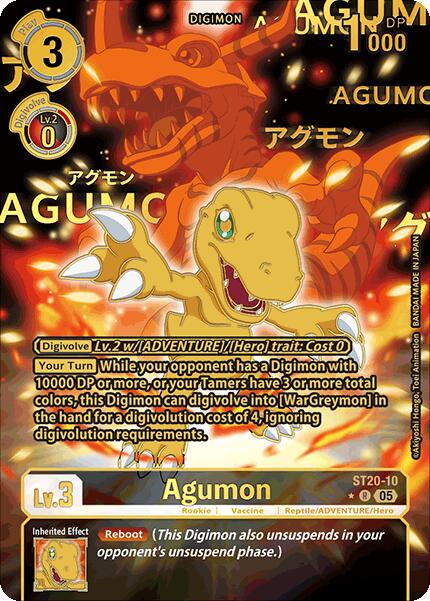 Agumon [Rare Pull Foil] #ST20-10