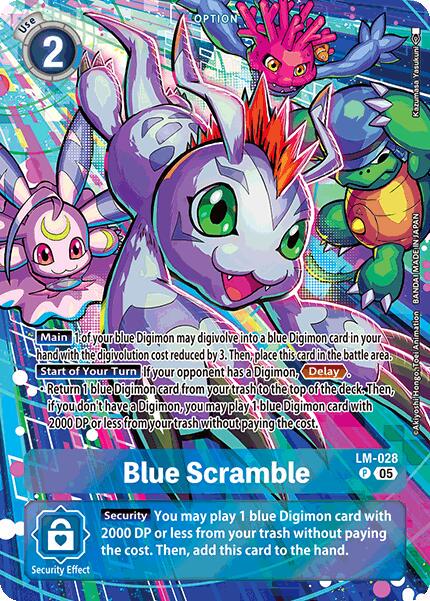 Blue Scramble [Alternate Art Foil] #LM-028 P