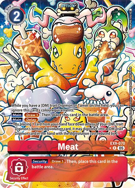 Meat [Alternate Art Foil] #EX9-070