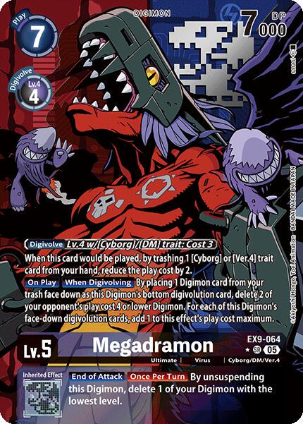 Megadramon [Alternate Art Foil] #EX9-064