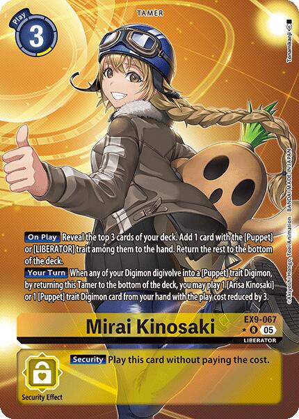 Mirai Kinosaki [Alternate Art Foil] #EX9-067
