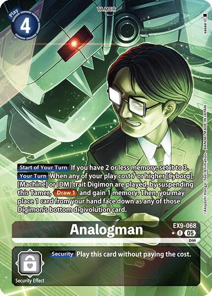 Analogman [Alternate Art Foil] #EX9-068