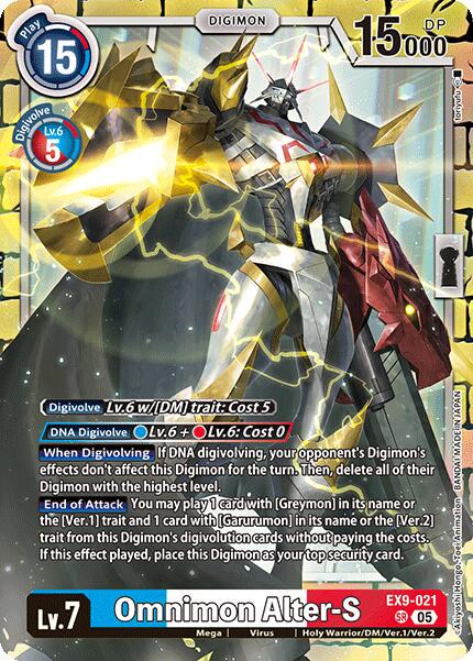 Omnimon Alter-S [Foil] #EX9-021