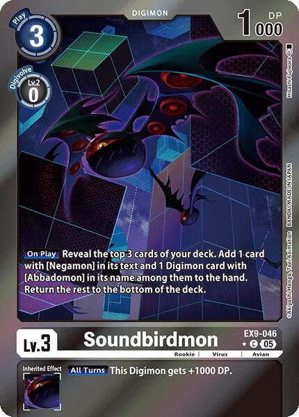 Soundbirdmon [Limited Foil] #EX9-046