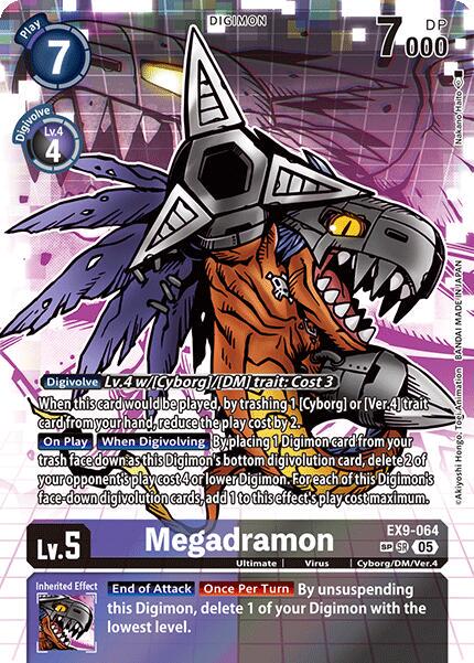Megadramon [SP Foil] #EX9-064