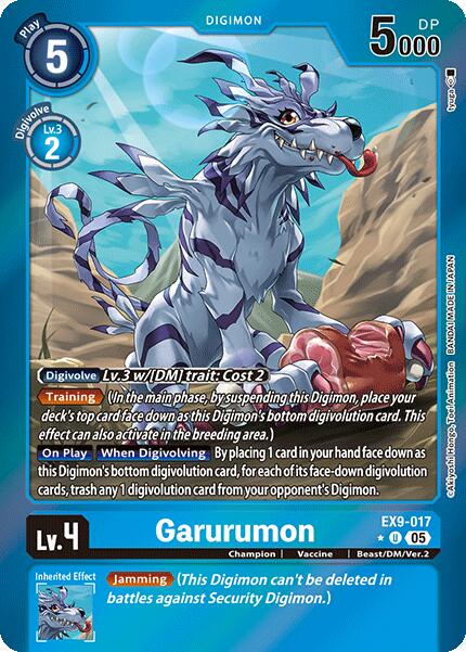 Garurumon [Limited Foil] #EX9-017