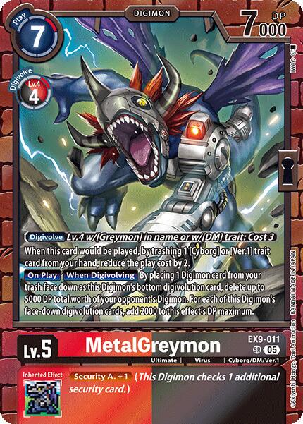 MetalGreymon [Foil] #EX9-011